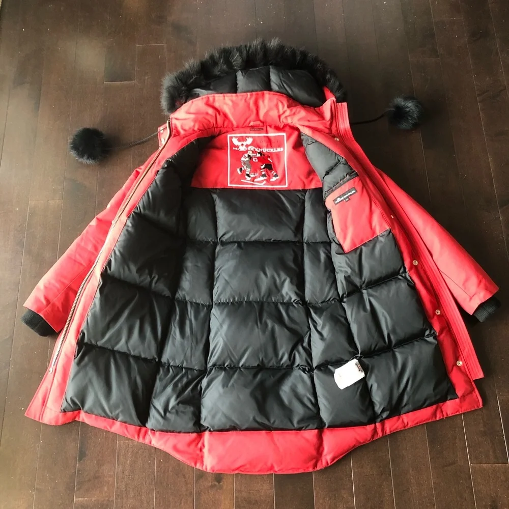 Moose Knuckles Red Ski & Snow Jacket - Picture 6 of 11